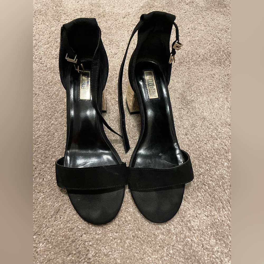 Black Forever 21 Heels